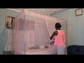 how to SETUP a mosquito net