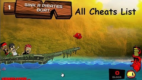 Feed Us Pirates Gameplay, All Cheats List