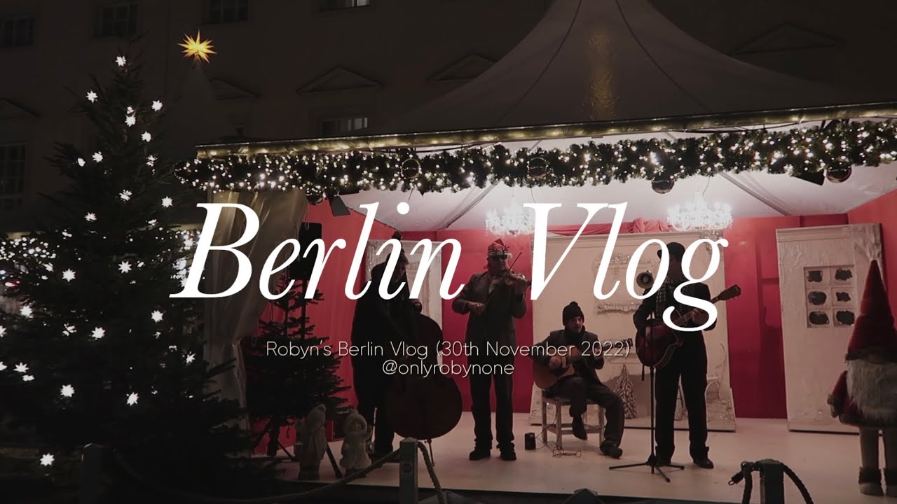 베를린 최대 규모 크리스마스 마켓 • 안 보면 후회하는 독일 기념품 쇼핑 리스트 • 여자 혼자 하는 유럽 여행 브이로그