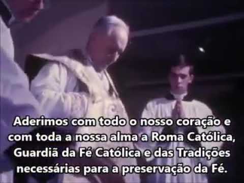 Declaração de 1974 por Mons Marcel Lefebvre