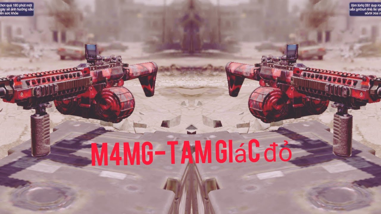 [Cod mobile] - trên tai cây súng M4LMG_Tam Giác Đỏ siêu TO,DÀI VÀ CÓ 2 ...