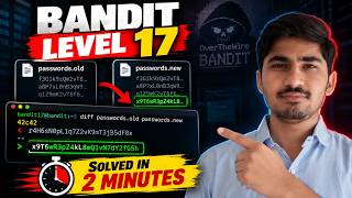 Bandit Level 17 (OverTheWire): Find the ONE Changed Line With diff