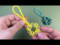 Trendy Paracord Keychain Tutorial | Simple Macrame Knot for Beginners