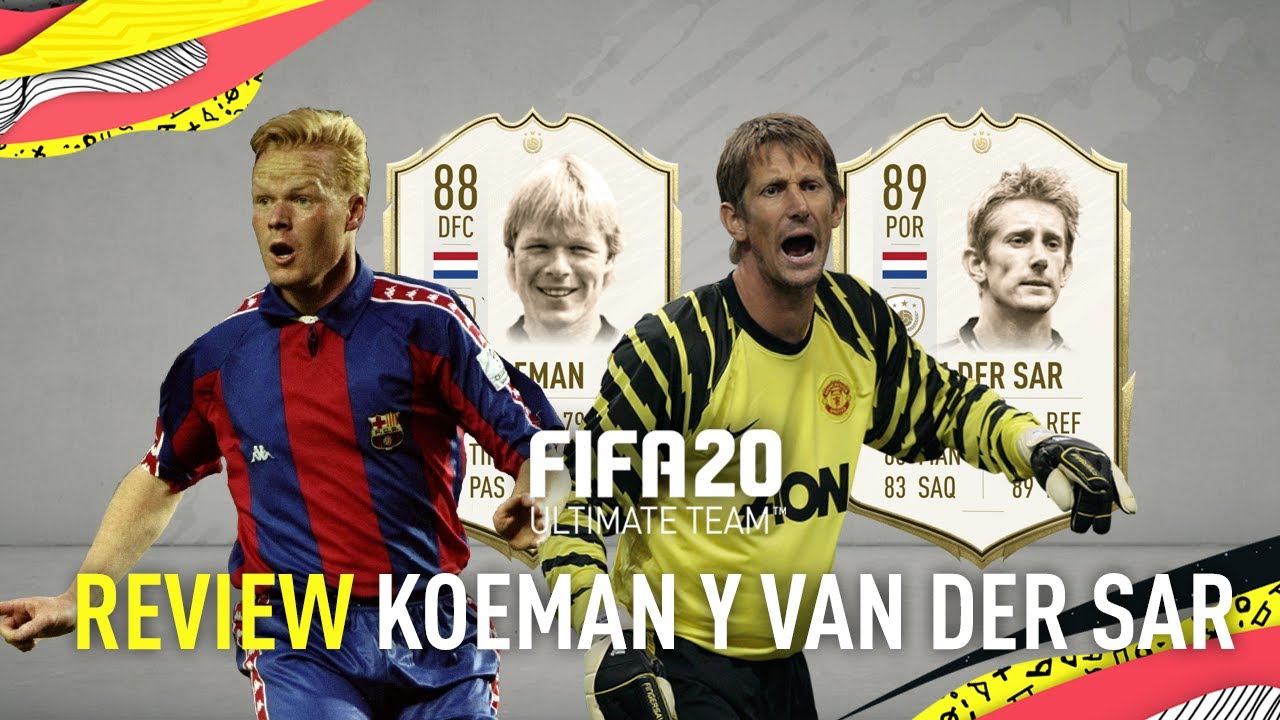 FIFA 20 | ¿KOEMAN 88 Y VAN DER SAR 89 ICON SWAP 2 MERECEN LA PENA? (REVIEW)