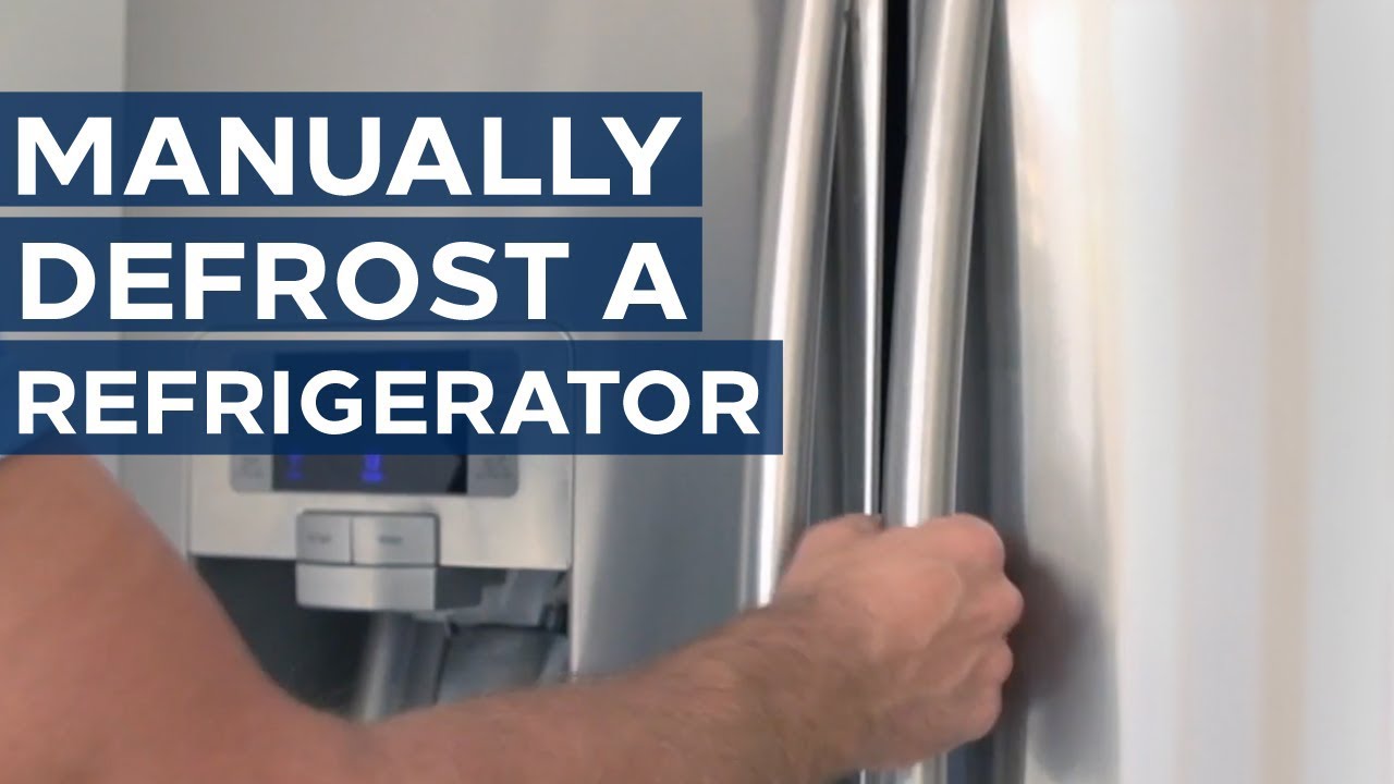 How to Manually Defrost Your Refrigerator | Sears - YouTube