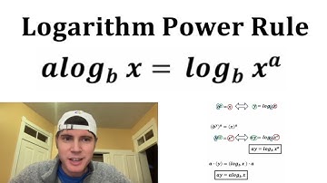 Why can you move the exponent in logarithms?