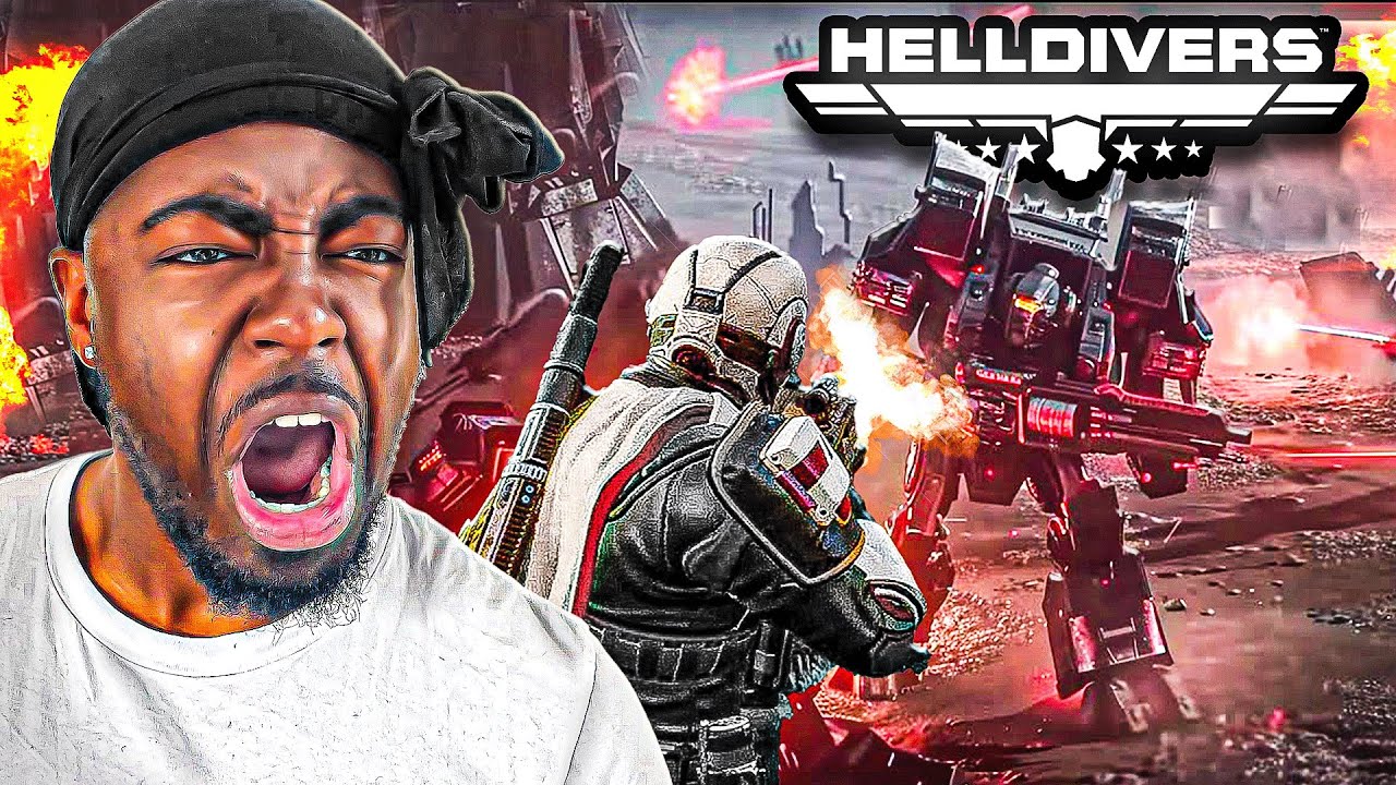 Sacrificing ourselves for SUPER EARTH!!!! - (Helldivers 2)