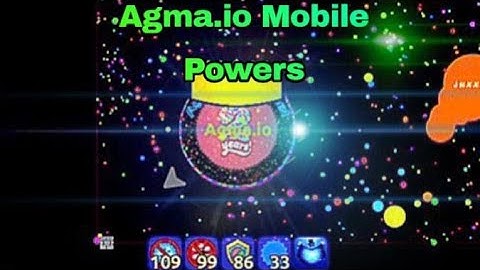 Agma.io Moibile Gameplay with powerups!