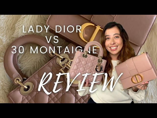 Dior 30 Montaigne Box Bag Gold Logo Leather In Pink - Praise To Heaven