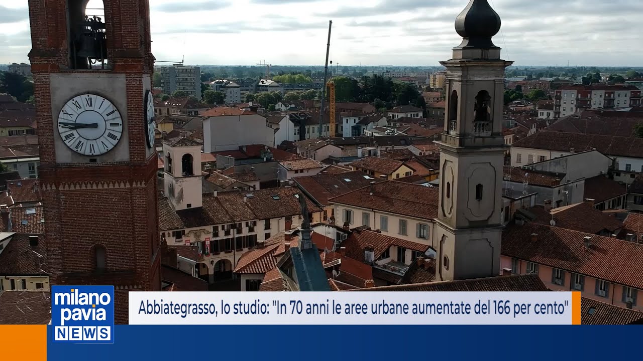 Abbiategrasso, lo studio: ''In 70 anni la superficie urbana aumentata del 166 per cento''