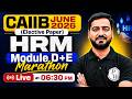 CAIIB June 2026 | CAIIB HRM Module D + E Marathon | CAIIB HRM Marathon | by Ashish Sir
