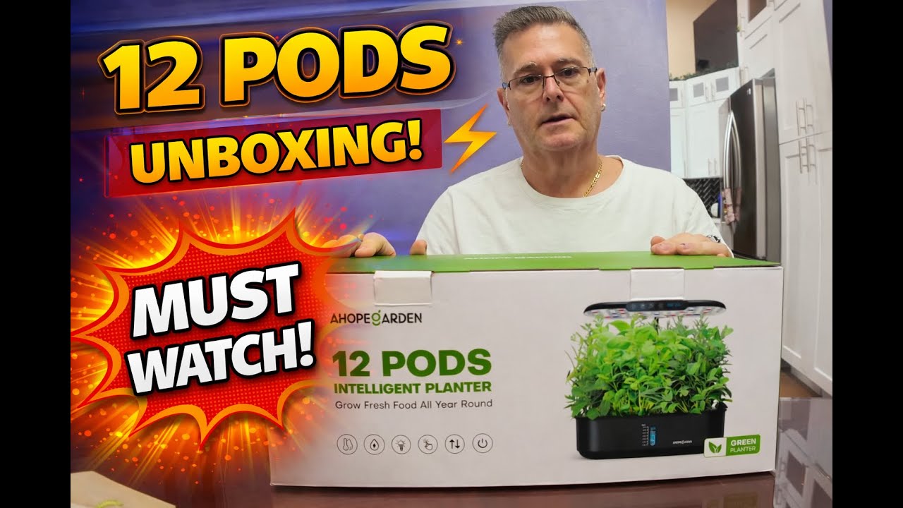 Ahopegarden Indoor Garden Hydroponics Growing System: 12 Pods Plant- Planter w/ LED, Is it worth it?