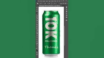 Easily Create Realistic Soda Can Mockup in Photoshop. #shorts #photoshop