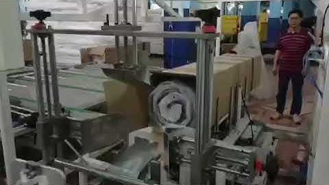 NG-22RS Automatic Mattress Compress Fold Rolling Machine with Stacking system and boxing system
