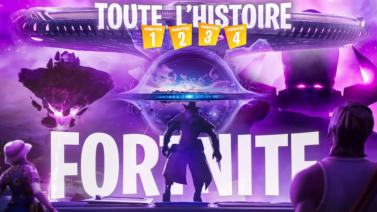 TOUTE L'HISTOIRE DE FORTNITE | Edition complète (Chapitre 1,2,3 et 4