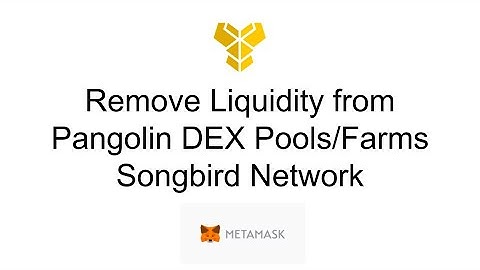 How To Remove Liquidity from Pangolin DEX Farms & Pools   #songbirdnetwork #flarenetwork