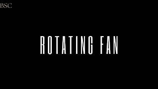 8 Hours Soft Rotating Fan Sounds For Sleep & Relaxation | Black Screen City screenshot 3