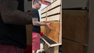 The easy way to install drawer fronts! #woodworking