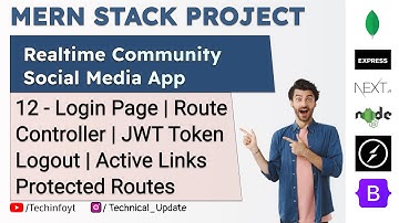 login logout functionality fixing nav links and more | Mern Social Media App