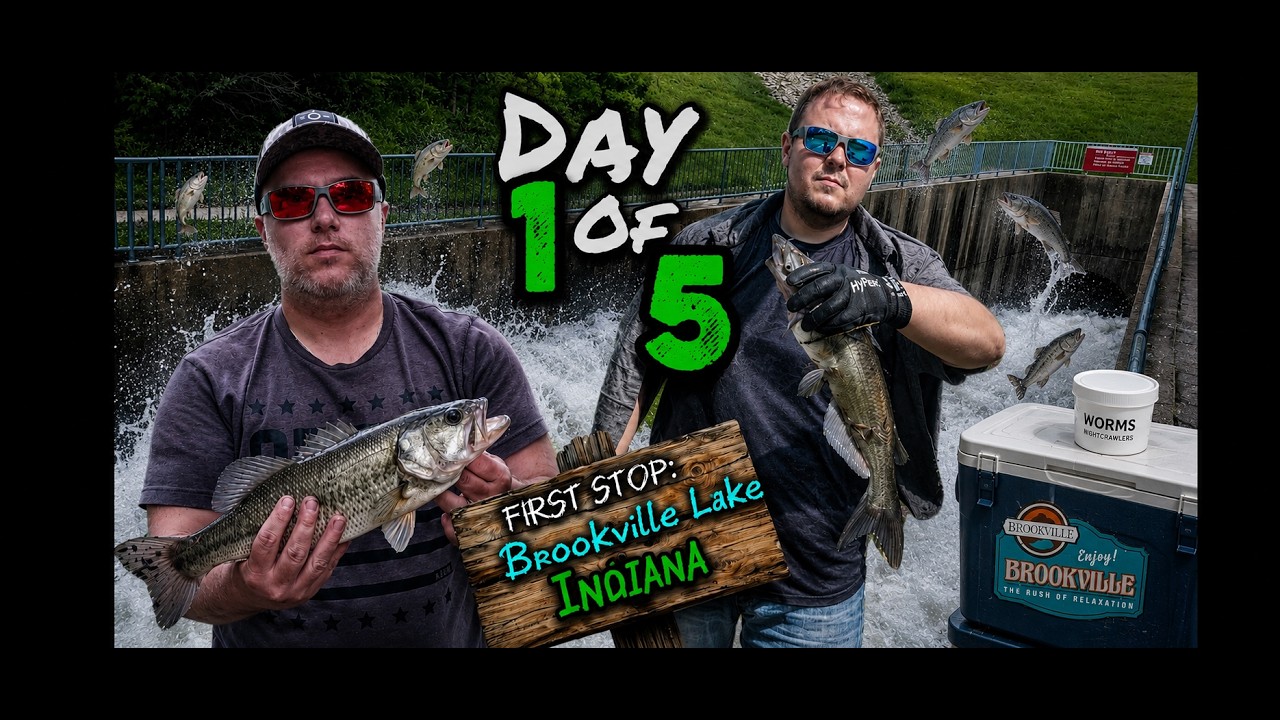 Big bass and catfish caught on one of the cleanest lakes we ever seen