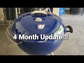 Weber Kettle Deep Ocean Blue 4 Month Review and Update