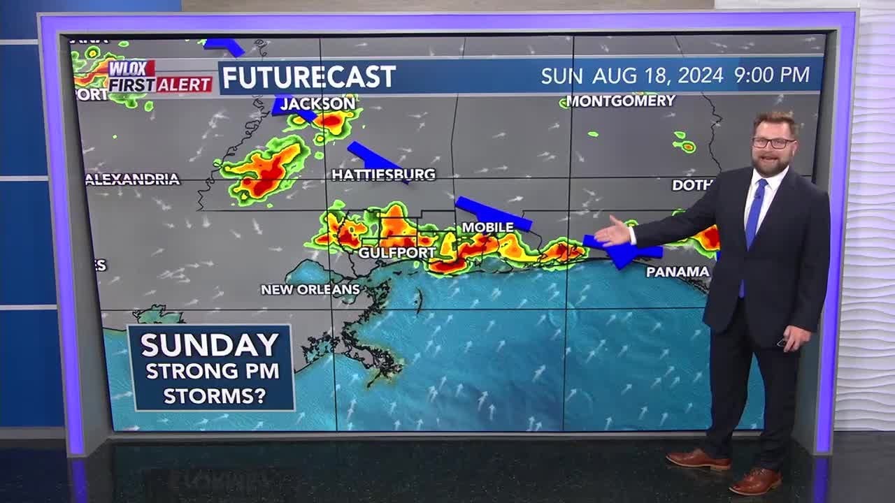 Hot with scattered storms possible Saturday, near record heat Sunday ...