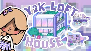 PURPLE💜💫 Y2K LOFT HOUSE DESIGN [aestheitc house makover] IN TOCA LIFE WORLD🌎