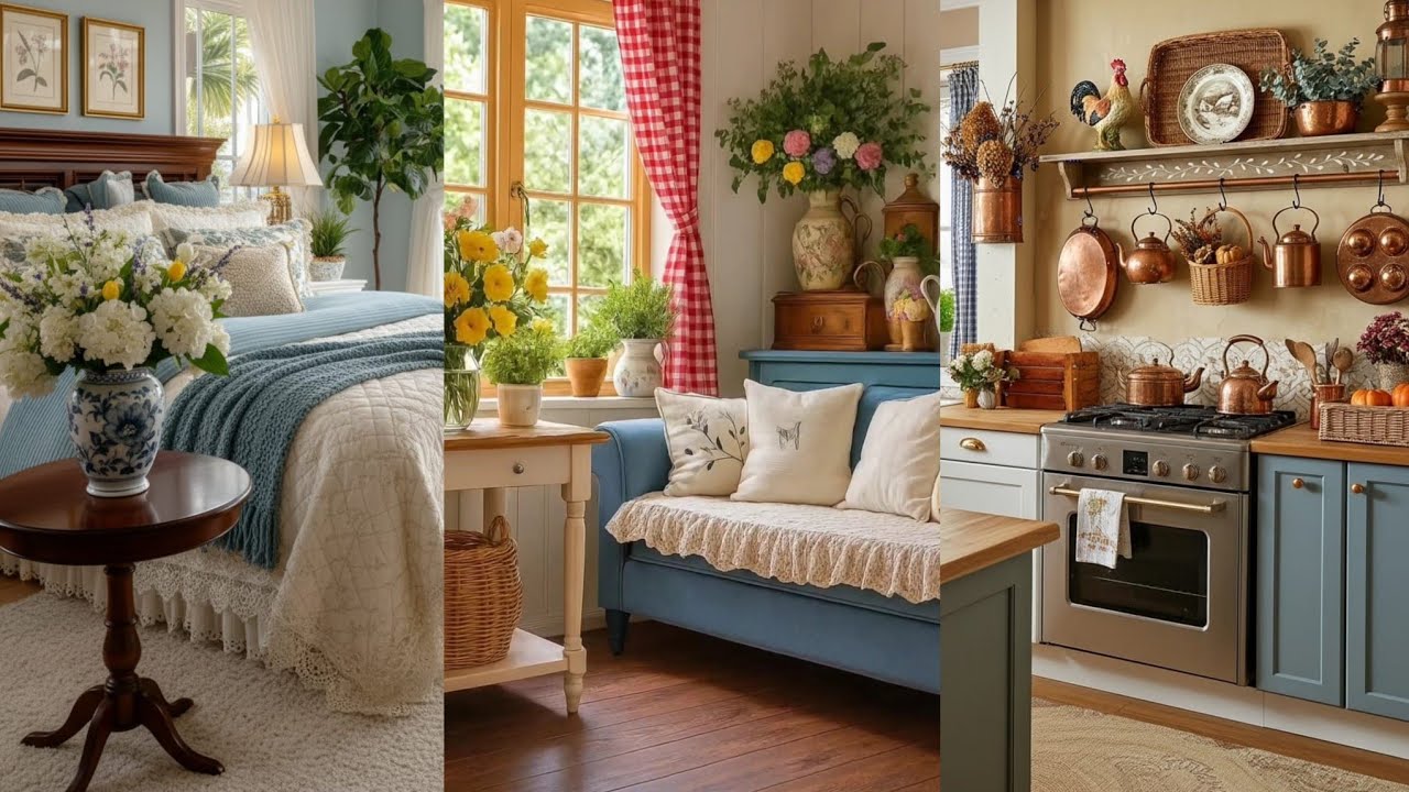 Идеи оформления дома в винтажном стиле, которые вам понравятся | Прекрасное весеннее и вневременн...