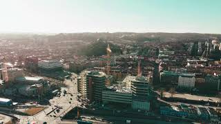 Drone footage | The Construction Of NCC Våghuset, Masthuggskajen | 4K