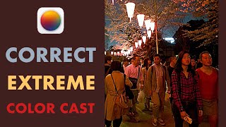 PHOTOMATOR: CORRECTING EXTREME COLOR CAST/ WHITE BALANCE ERRORS IN RAW IMAGES