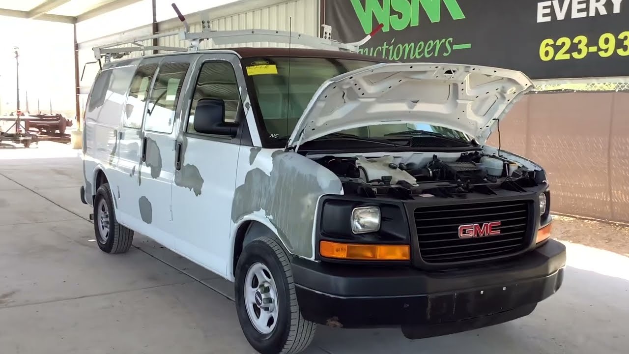 2006 GMC Savana 1500 Cargo Van For Virtual Online Auction March 12, 2022
