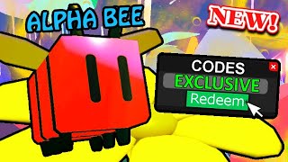 *New* EXCLUSIVE CODE - Infinity Flower Update & Alpha Bee | Bee Simulator