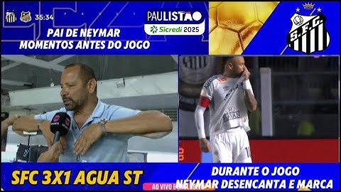 Melhores Momentos SANTOS FC 3X1 Agua santa Campeonato Paulista 2025 - 16/02/25