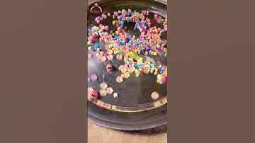 3 tier tower of beads drop asmr #satisfying #short