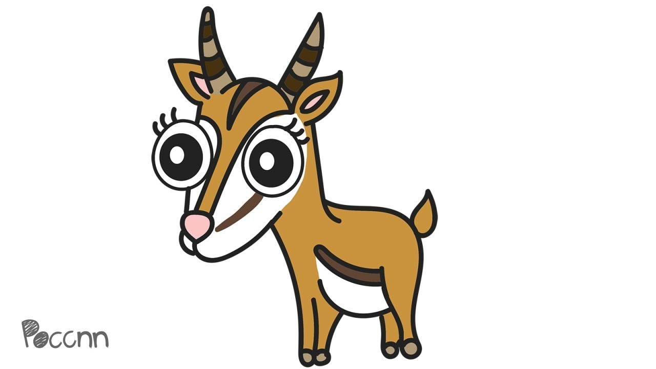 How to draw gazelle - thptnganamst.edu.vn