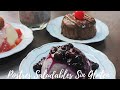 3 POSTRES ARANDANOS Con CHIA/ CHOCOLATE / LECHE CONDENSADA Sin HORNO, Sin HUEVOS- FACILES 👌😋