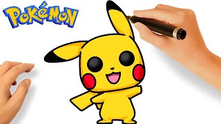 HOW TO DRAW PIKACHU FUNKO CHIBI EASY | POKÉMON screenshot 3