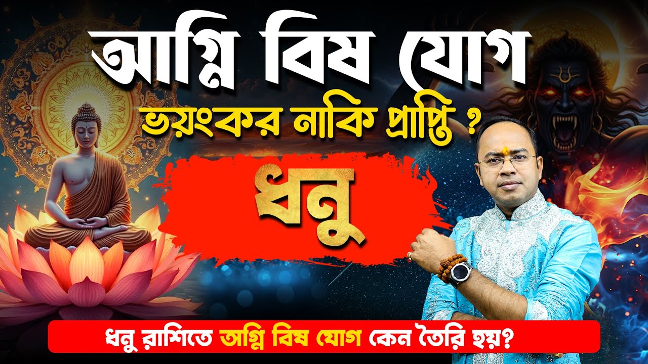 ধনু রাশিতে অগ্নি বিষ যোগ ভয়ংকর নাকি প্রাপ্তি? | সাবধানতা ও প্রতিকার | Santanu Dey