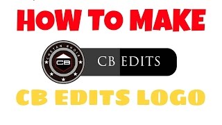 How To Make Cb Edits Logo Picsart Photo Editing Tutorial Youtube