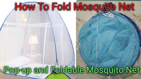 Pop up and Foldable Mosquito Net /How to Fold  Mosquito Net / Tent Type Mosquito Net Review 