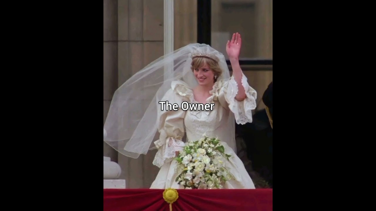 Wedding dress and owner 