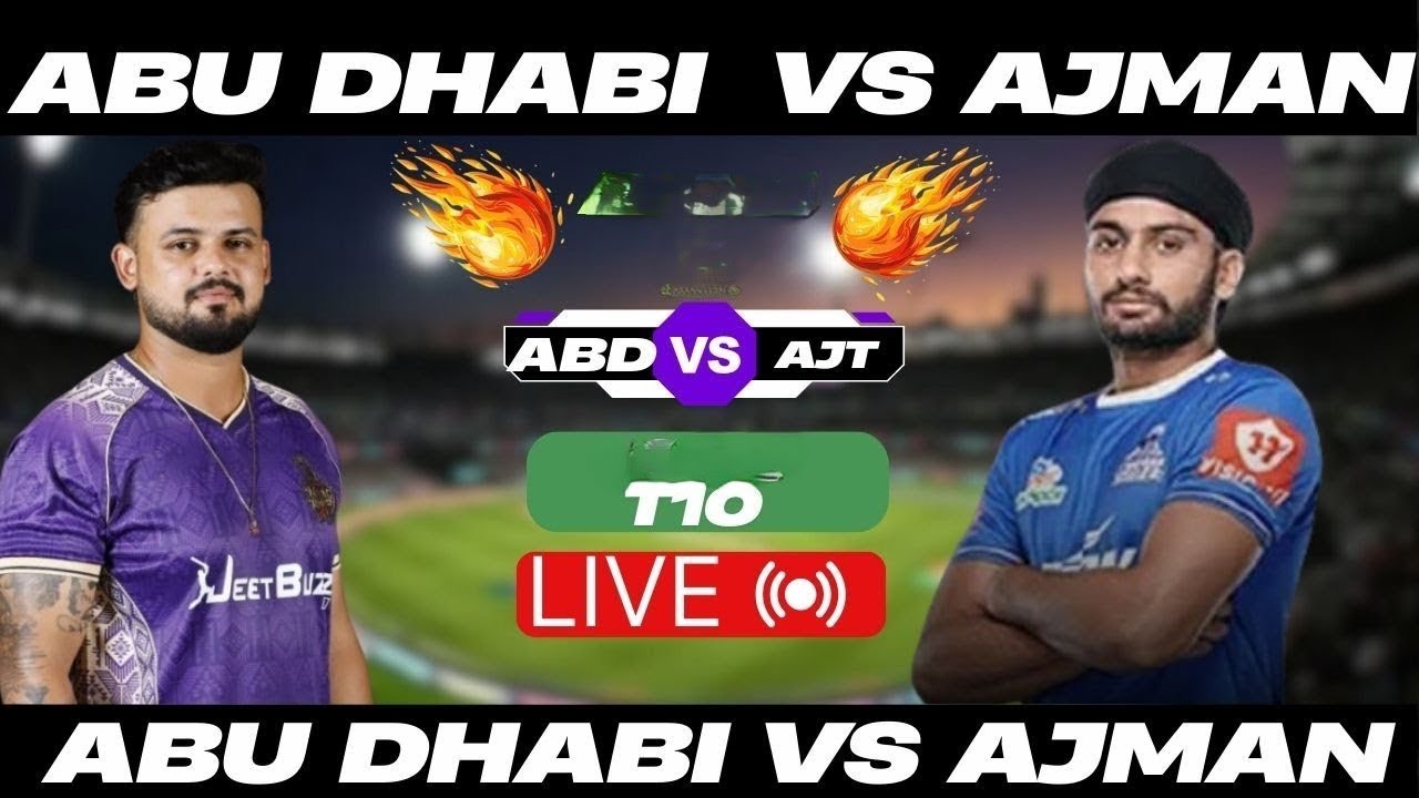 ABD vs AJT, 12th T10, Emirates D10 2026 live