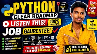 🐍 Python Complete Roadmap 2026 | From Beginner to Job Ready | Must Watch for Students!