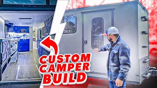 Cargo Trailer Camper Conversion.. high end finishes, bathroom, solar power… Rugged luxury on wheels