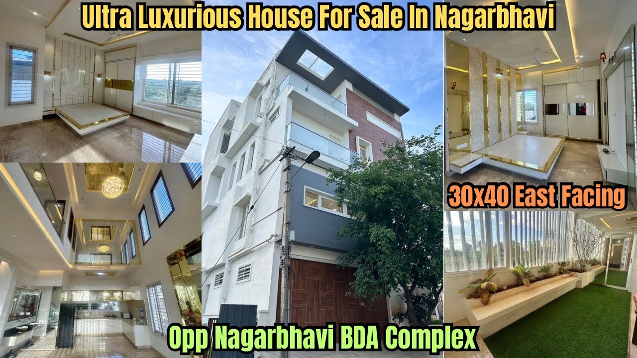 #160 #30x40 UltraLuxurious Duplex House For Sale Opp BDA Complex Nagarbhavi #houseforsaleinbangalore