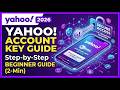 Yahoo Account Key Guide 2026 Step by Step Beginner Guide 2 Min