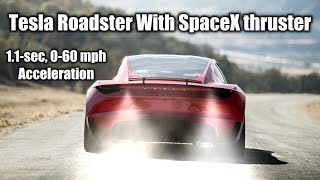 What does a 1.1-second, to 60 mph acceleration even look like? graphic
artist slave popovsky tried visualize tesla roadster with spacex
thruste...