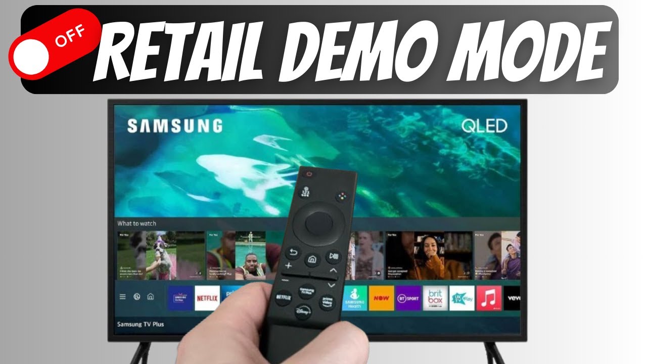 How to Turn Off Retail Demo Mode on Samsung Smart TV! - YouTube