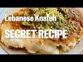 The BEST & YUMMIEST Lebanese Knafeh - SECRET Family Recipe / طريقة جديدة لتحضير كنافة بالجبن والقشطة