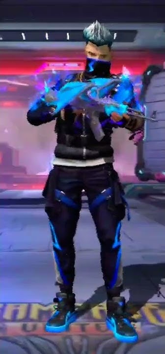 FreeFire | Blue Colour FF Combination | Draco AK v/s BTS Blue Bundle 💙 ...
